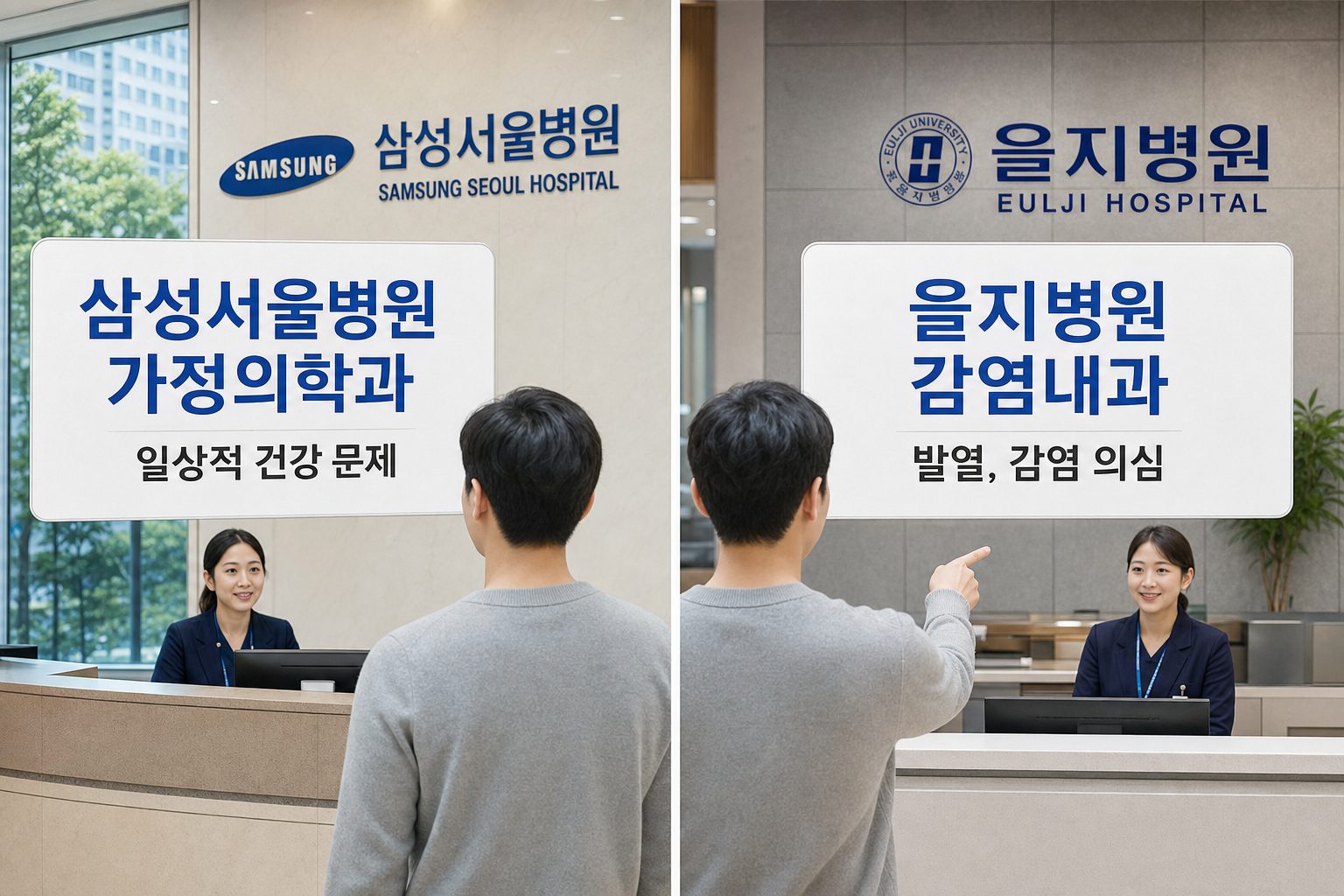 병원진료과 선택 가이드