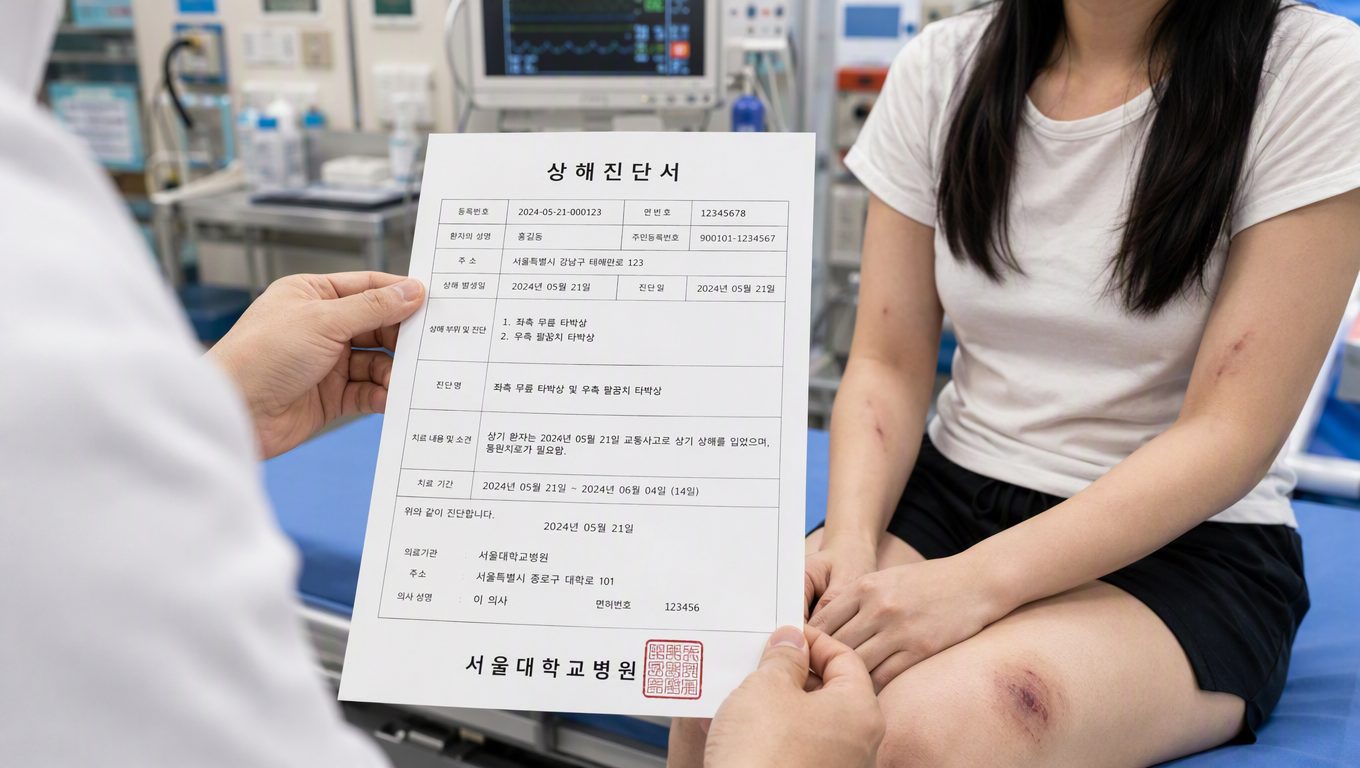 교통사고 응급실 진단서