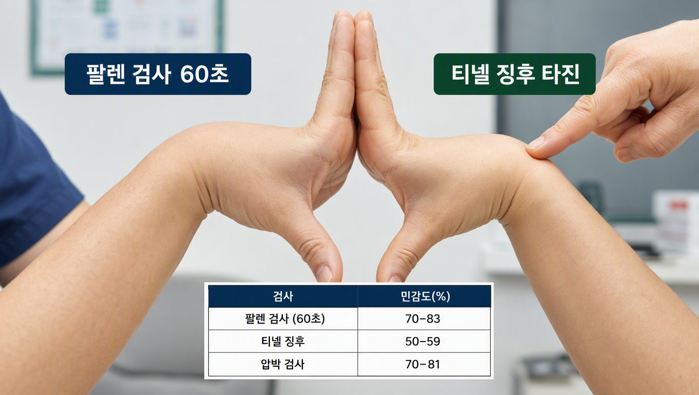 터널증후군 자가진단으로 손목 저림 원인을 확인하세요